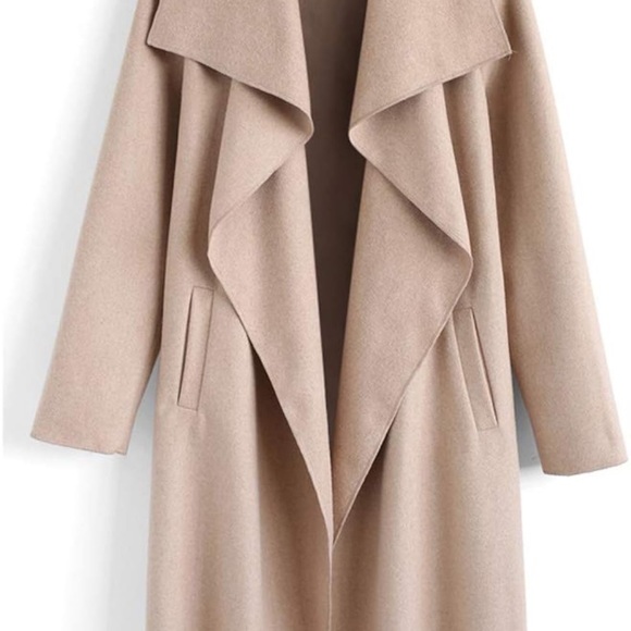 Chic Beige Trench Coat women jacket - Picture 4 of 7